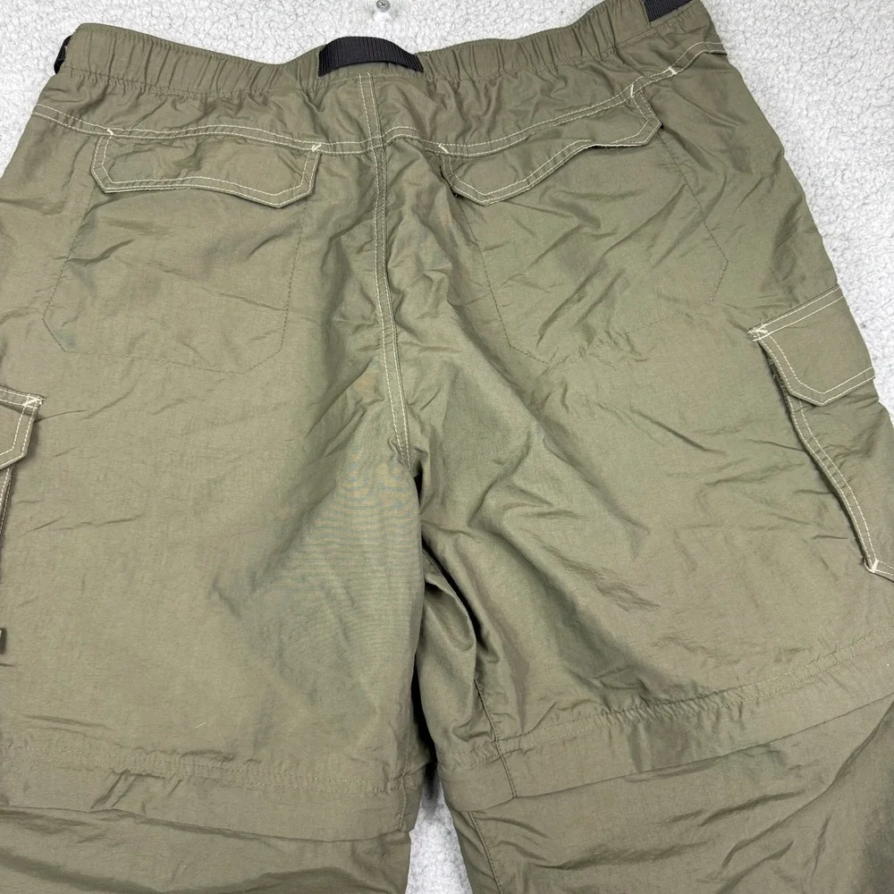 REI Mens Olive Green Convertible‎ Hiking Pants Size L 30